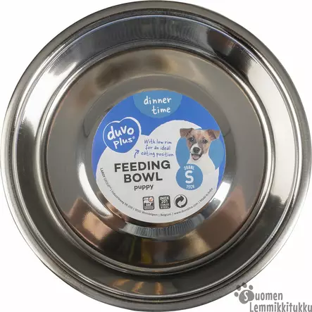 Duvo+ Ruokakuppi pennuille terästä - Koiran ruokakupit - 38967 - 2