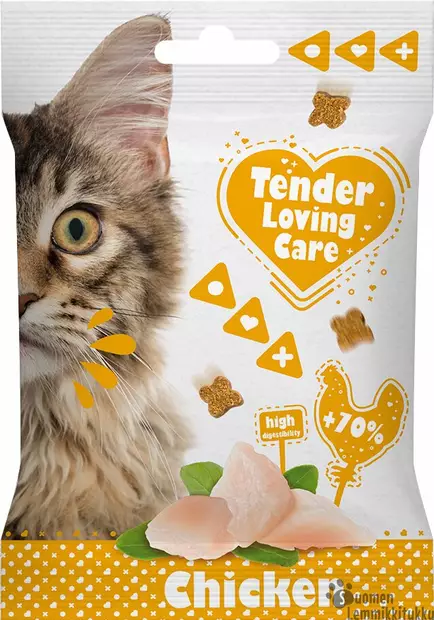 TLC Soft Snack Pehmeä makupala kana kissoille 50g - Kissan herkut - 40867 - 1