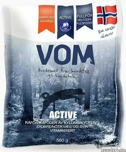 Vom Active Original pulla 15x560g, yht 8,4kg, ennakkotilaus - Vom raakaruoka - 40497 - 1