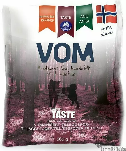 Vom Taste Ankka pulla 560g - Koiran raakaruoka - 40597 - 1