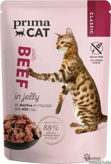 PC Classic nautaa hyytelössä 85g - Kissan märkäruoka - 42728 - 1