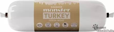 Dog Sausage Turkey, kalkkuna- treenimakkara 200g - Treenimakkarat koiralle - 42658 - 1