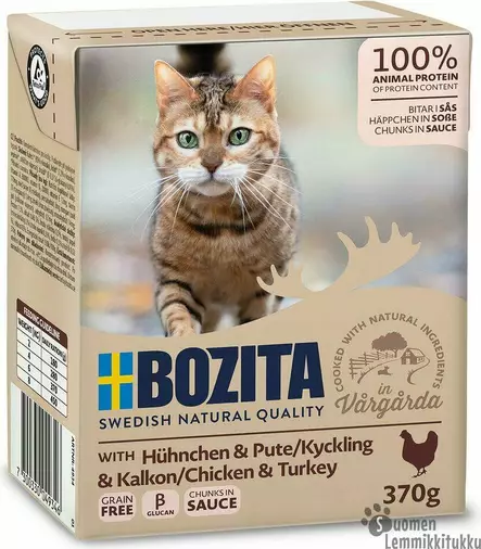 Feline Kanaa & kalkkunaa kastikkeessa 370g - Kissan märkäruoka - 41248 - 1