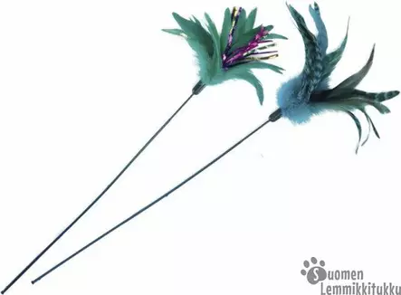 Nobby Kissanhuiska höyhenillä - Kissan huiskat ja onkilelut - 40208 - 1