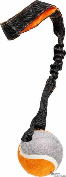 Duvo+ Köysipallo kahvalla ja pallolla - Koiran köysi- ja vetolelut - 42108 - 1