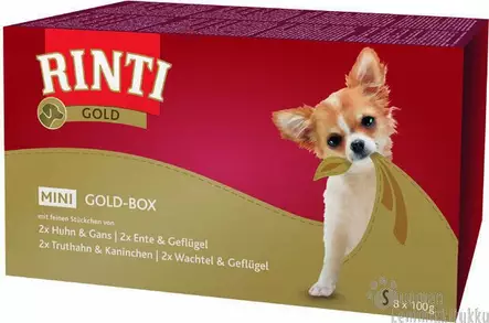 Mini GoldBox lajitelmapakkaus 8 x 100g folio - Koiran märkäruoka - 38258 - 1
