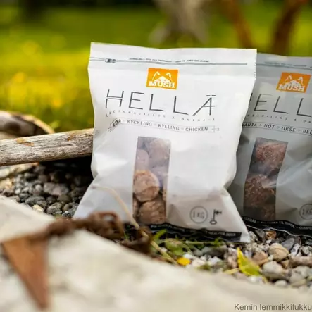 Mush Hellä Nauta 1kg - Koiran raakaruoka - 37388 - 1