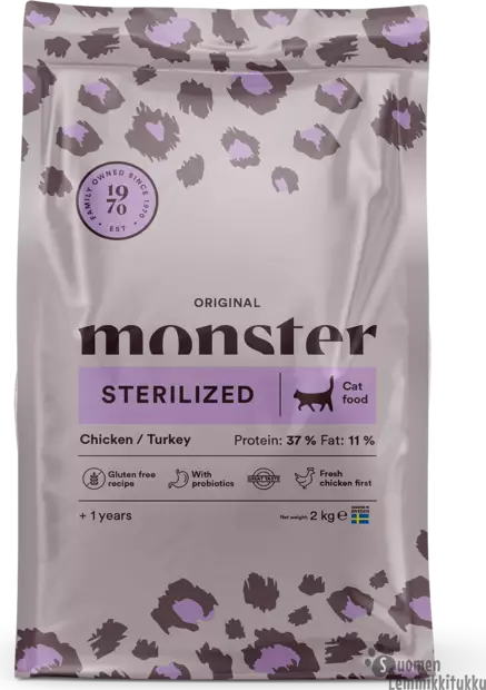 Cat Original Sterilized monster Kana/kalkkuna 2kg - Kissan kuivaruoka - 41229 - 1