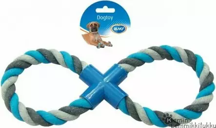 Duvo+ Köysilelu kahdeksikko - Koiran köysi- ja vetolelut - 39169 - 1