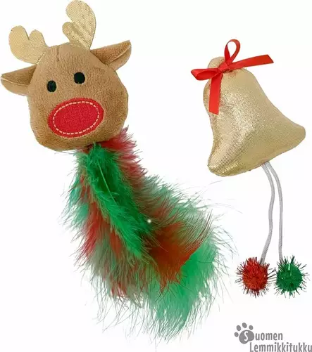 Nobby Jouluporo ja kello kissalle - Kissan pehmolelut - 42299 - 1