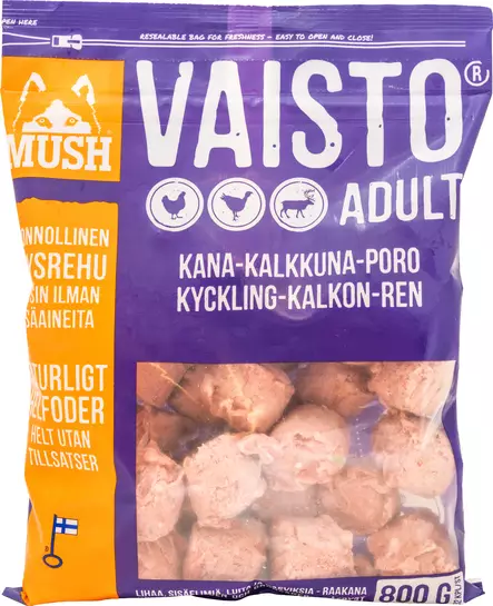 Mush Vaisto Liila 800g - Koiran raakaruoka - 37299 - 1