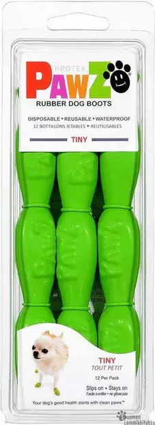 Paws suojatossut koiralle Tiny, omenan vihreä - Koiran tassujen ja kynsien hoito - 42089 - 2