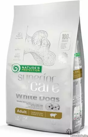 Superior Care White Lammas Adult Small&Mini 10kg - Erikoiskuivaruoka koiralle - 42629 - 1