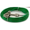 Vipstore Dog TIE-OUT Cable -kiinnitysvaijeri Vihreä 6 m, 4,5 kg