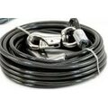 Vipstore Dog TIE-OUT Cable -kiinnitysvaijeri Musta 9 m, 113 kg
