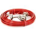 Vipstore Dog TIE-OUT Cable -kiinnitysvaijeri Punainen 4,5m max 27 kg