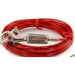 Vipstore Dog TIE-OUT Cable -kiinnitysvaijeri Punainen 9 m, 27 kg