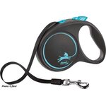 Flexi Black Design S Narulla 5m/12kg Musta-sininen