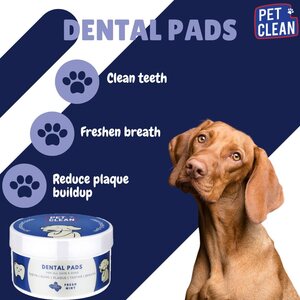 Kaikenkarvaiset Pet Clean hampaiden puhdistuspyyhe kissoille ja koirille