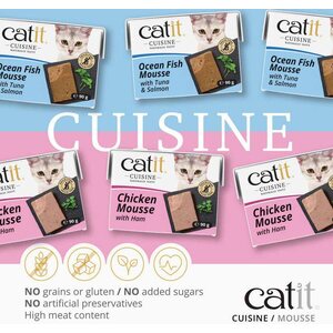 Catit Cuisine Mousse Kana & Kinkku 95g
