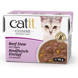 Catit Cuisine nautaa & kasviksia kastikkeessa 95g