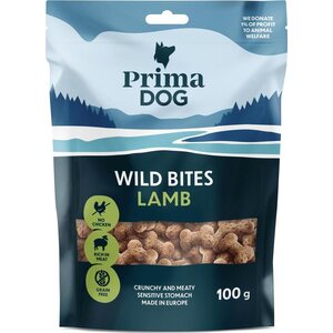 Primadog Wild bites Wild bites Lammas ja tyrni, rapea 100g