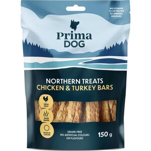 Primadog Northern Treats Kana-kalkkunatanko 150g