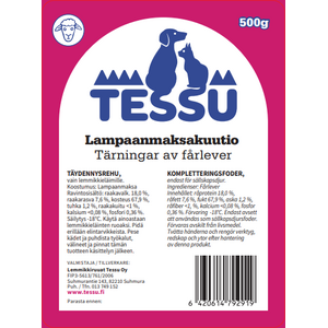 Tessu Lampaanmaksakuutio 500g