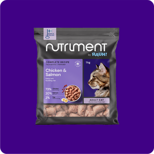 Nutriment By rauh! Kana-Lohi, täysravinto kissalle, 1 kg