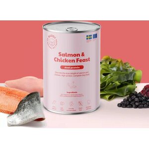 Buddy Salmon & Chicken Feast (kana&lohi) 400g