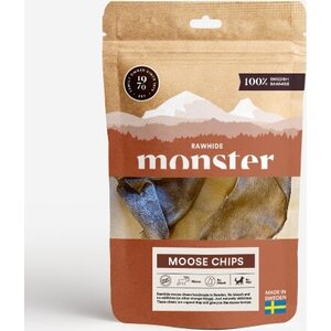 Monster Rawhide Moose Chips, hirvilastu 100g