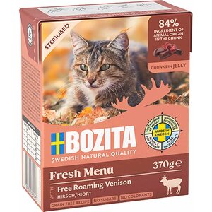 Bozita Fresh menu sterilised, peuraa hyytelössä