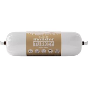 Monster Dog Sausage Turkey, kalkkuna- treenimakkara 200g