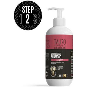 Tauro Pro line Ultra Natural Care tuuheuttava shampoo, Volume Boost 400ml