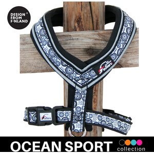 Finnero Ocean Sport Y-valjas musta