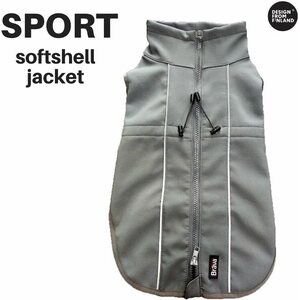Finnero Brava sport softshell takki harmaa