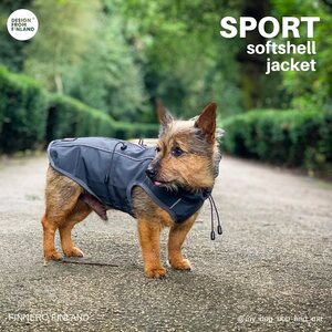 Finnero Brava sport softshell takki harmaa