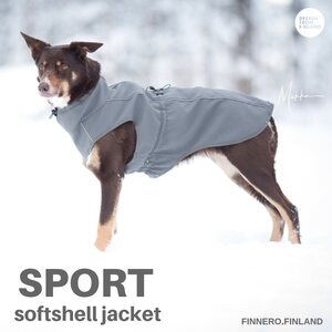 Finnero Brava sport softshell takki harmaa