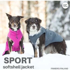 Finnero Brava sport softshell takki harmaa