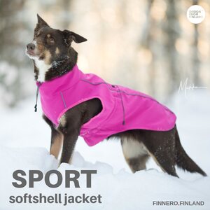 Finnero Brava sport softshell takki pinkki