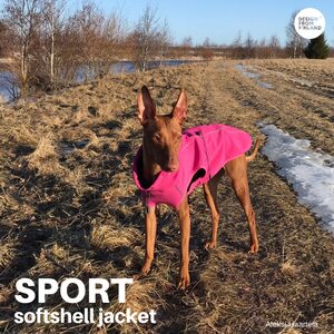 Finnero Brava sport softshell takki pinkki