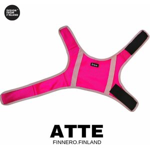 Finnero Brava Atte huomioliivi, pinkki XXL