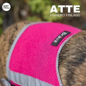 Finnero Brava Atte huomioliivi, pinkki XXL