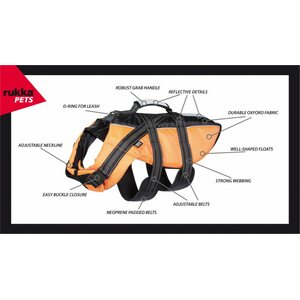 Rukka Safety pelastusliivi oranssi koot XS-S