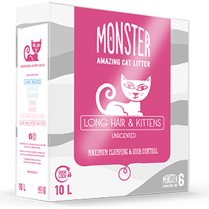Monster Kissanhiekka Longhair & Kitten, tuoksuton
