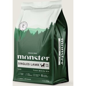 Monster Grain Free Singles Lamb/lammas 2kg