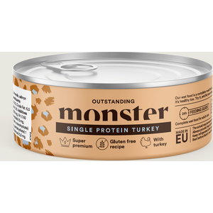 Monster Cat Single Protein Turkey 100g