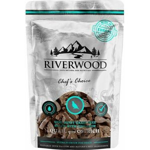 Vipstore Riverwood Puolikosteat viljattomat makupalat viiriäinen & strutsi