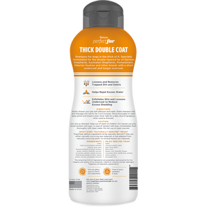 Tropiclean Perfect Fur, Shampoo paksulle turkille 473ml, saksanpaimenkoira, australianpaimenkoira, pomeranian, siperianhusky ja muut rodut joilla on pohjavilla ja paksu turkki