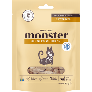 Monster Cat Freeze Dried Singles Chicken 40g